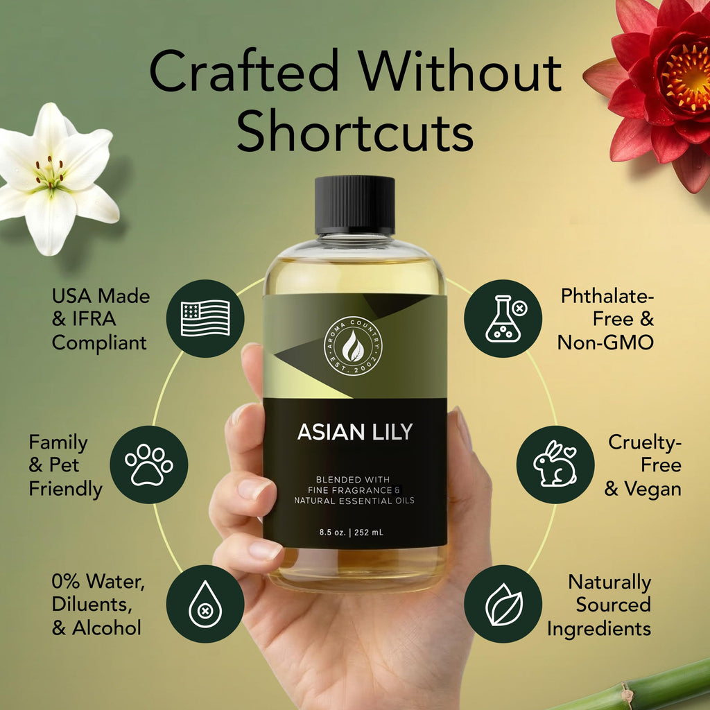 Asian Lily Luxury Diffuser Oil Refill (8.5 Fl Oz)