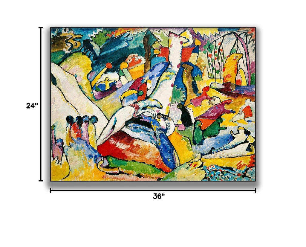 Kandinsky Canvas Wall Art Sketch Composition Ii Poster - Abstract Art Wall Decor Classic Master Painting Art Print
