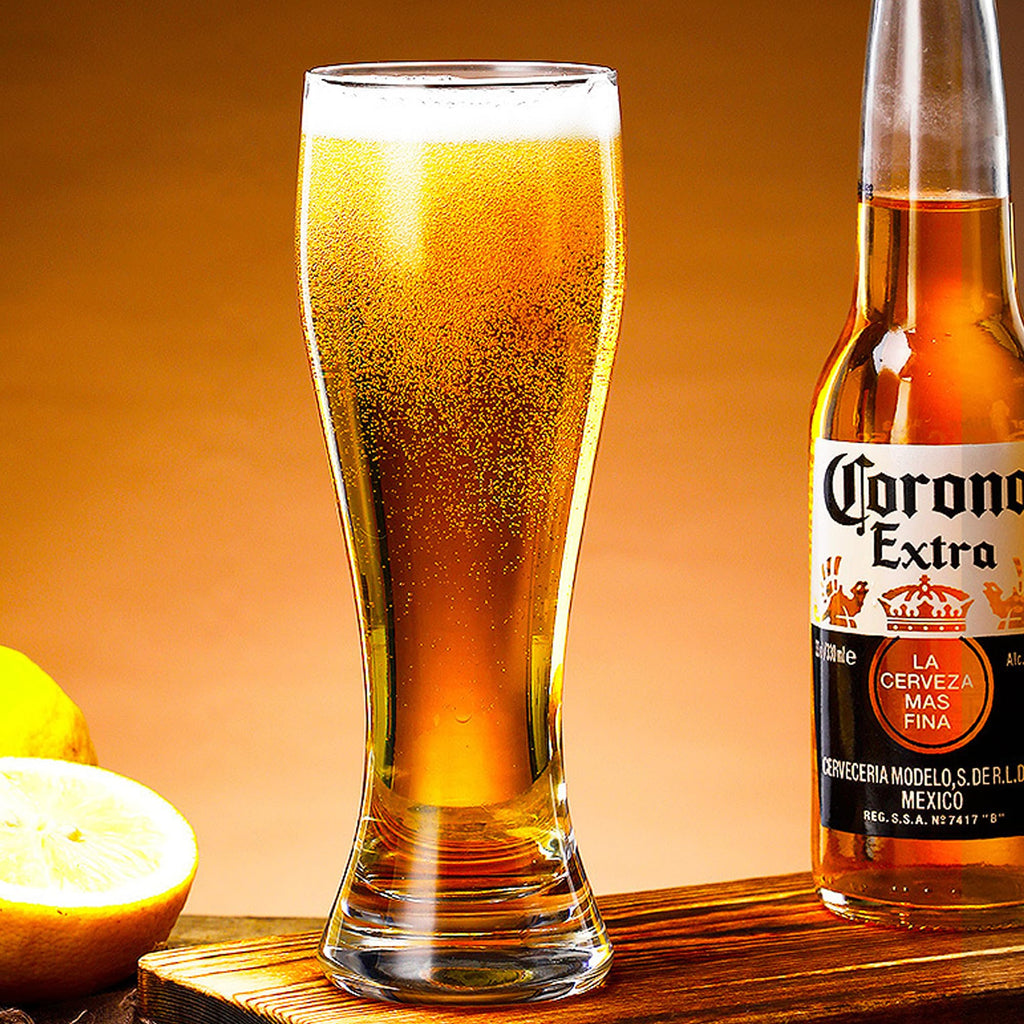 Pilsner Beer Glasses Ultra-Thin Craft Lead-Free for Beer Drinking Bliss Bar Glassware creative base Beer Glasses