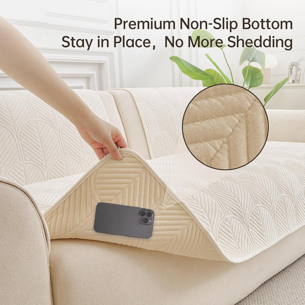 Velvet Couch Cover for Sectional Sofa, Sofa Cover for Pet, 1PC
