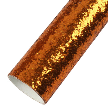 Chunky Glitter Fabric 1 Roll 11.8 x 55 inch Solid Color Christmas Faux Leather for DIY Bows Earrings Making Crafts