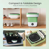 Portable Washing Machine - 16L Mini Foldable Washer with Spin Basket, 3 Cleaning Modes & Deep Cleaning for Small