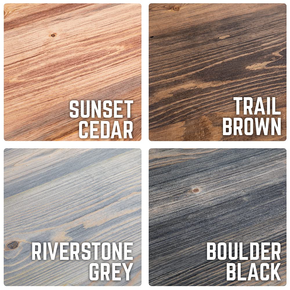 Restore Solid Wood Coffee Table Top 18 in. x 36 in. x 1.25 in. Reclaimed Ponderosa Pine in Sunset Cedar
