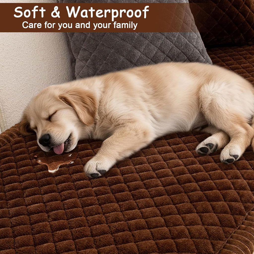 Waterproof Couch Cover for Dogs, Washable Soft Sofa Protector