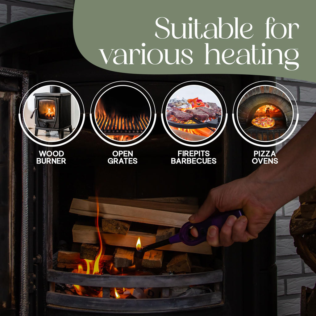 Log 2.4KG Kindling Wood - 1 Pack Kindling Wood Burner, Grate, Fire Pit or BBQ, Kindling Fire Woods for Log Burners
