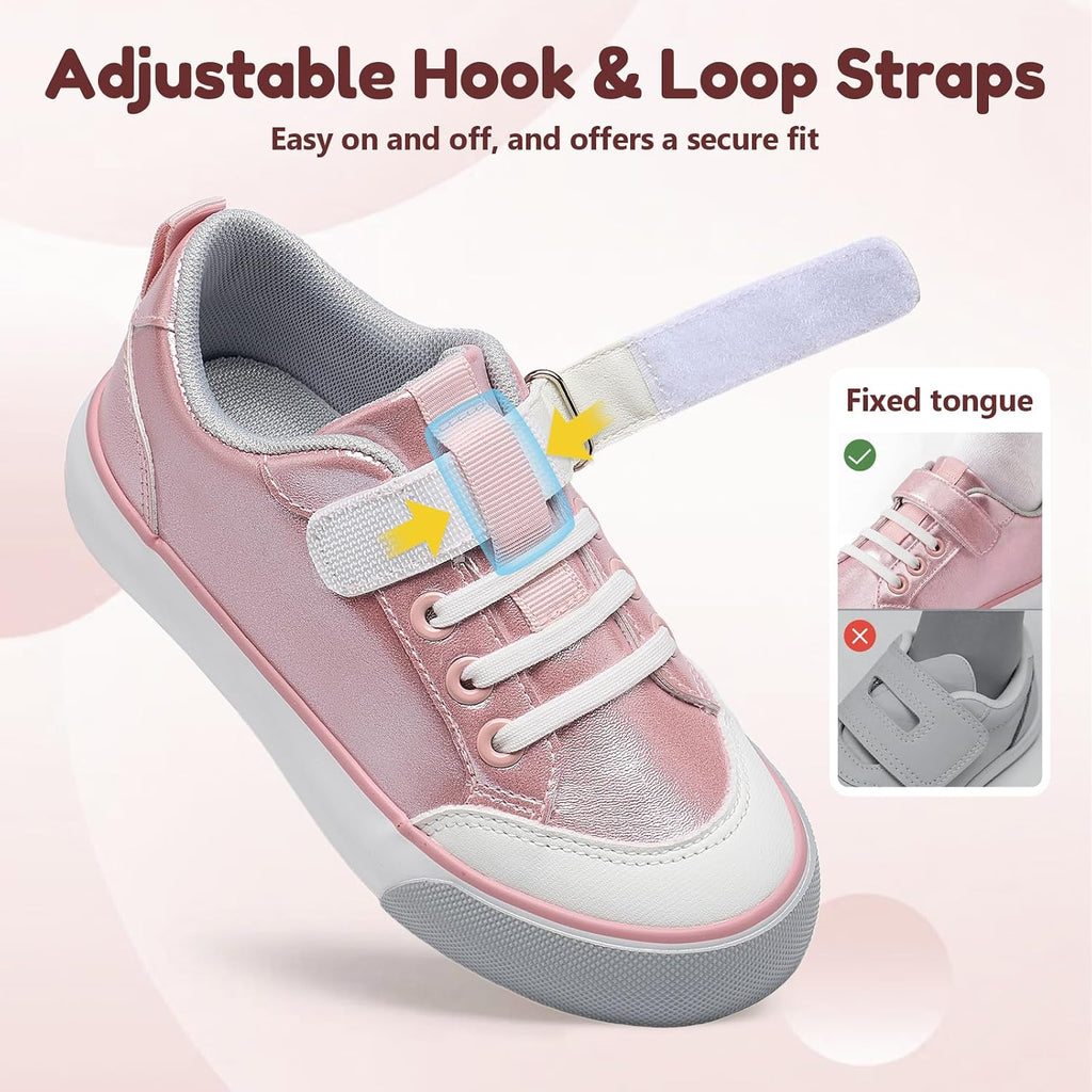 Toddler Boys Girls Sneakers Casual Slip On School Canvas Shoes