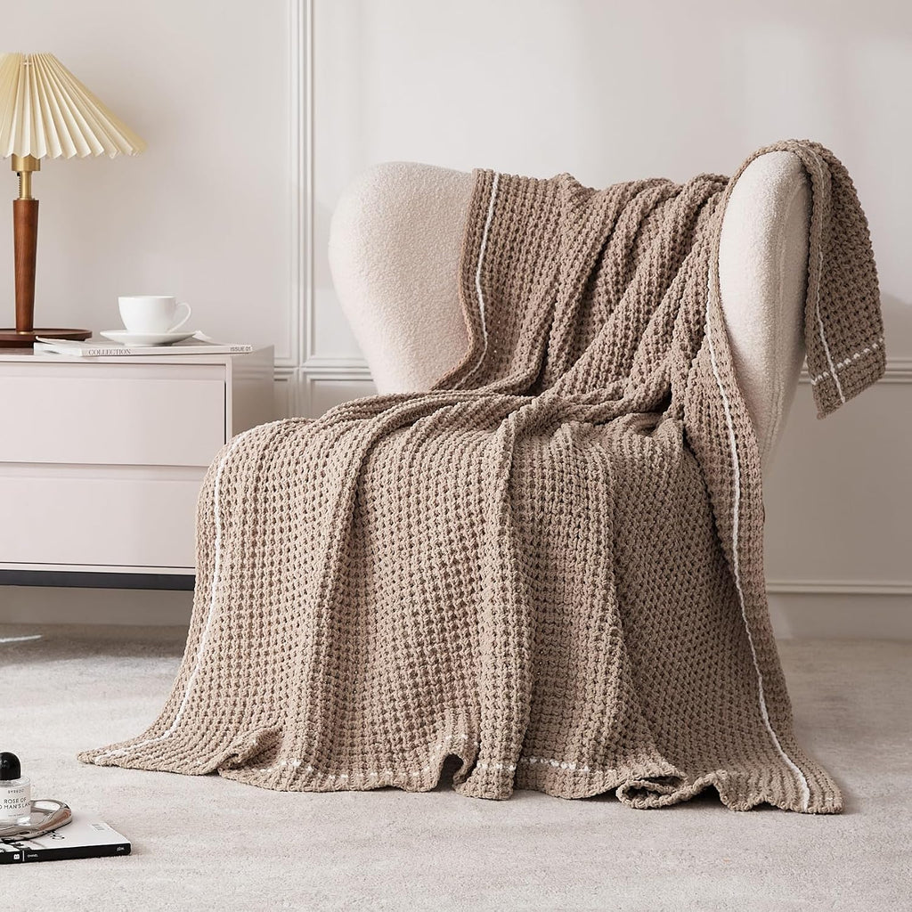Throw Blanket, Chenille Blanket, 50"*60")