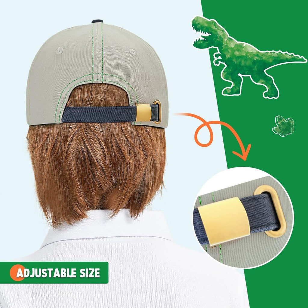 Kids Baseball Cap for Boys, Adjustable Toddler Truck Hat