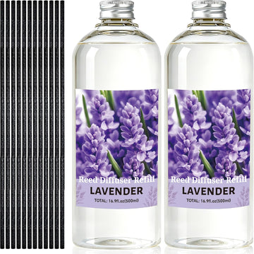 Lavender Diffuser Reed Diffuser Refill Oil, 33.81 Fl Oz - Set of 2