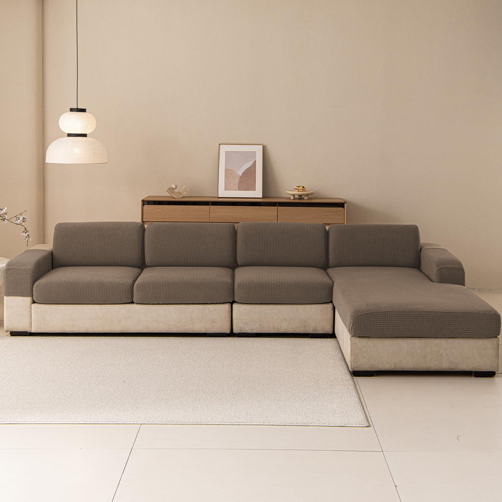 Sofa Cushion Covers, Stretch Sectional Couch Slipcovers Washable