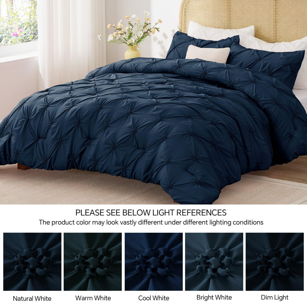 Comforter Set Navy, Fluffy & Soft Comforter
