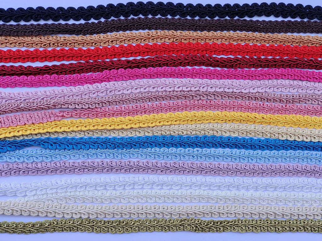 1/2 Inch Gimp Braid Trim 15 Yards for Upholstery Costume DIY Crafts(Dusty Pink Powder 1026)