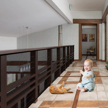 2 Sets Baby Gate for Stairs, Banister Guard for Kids, Pets, Toys, 2 Set 10 ft x 2.6 ft Mesh Netting Safety Net for