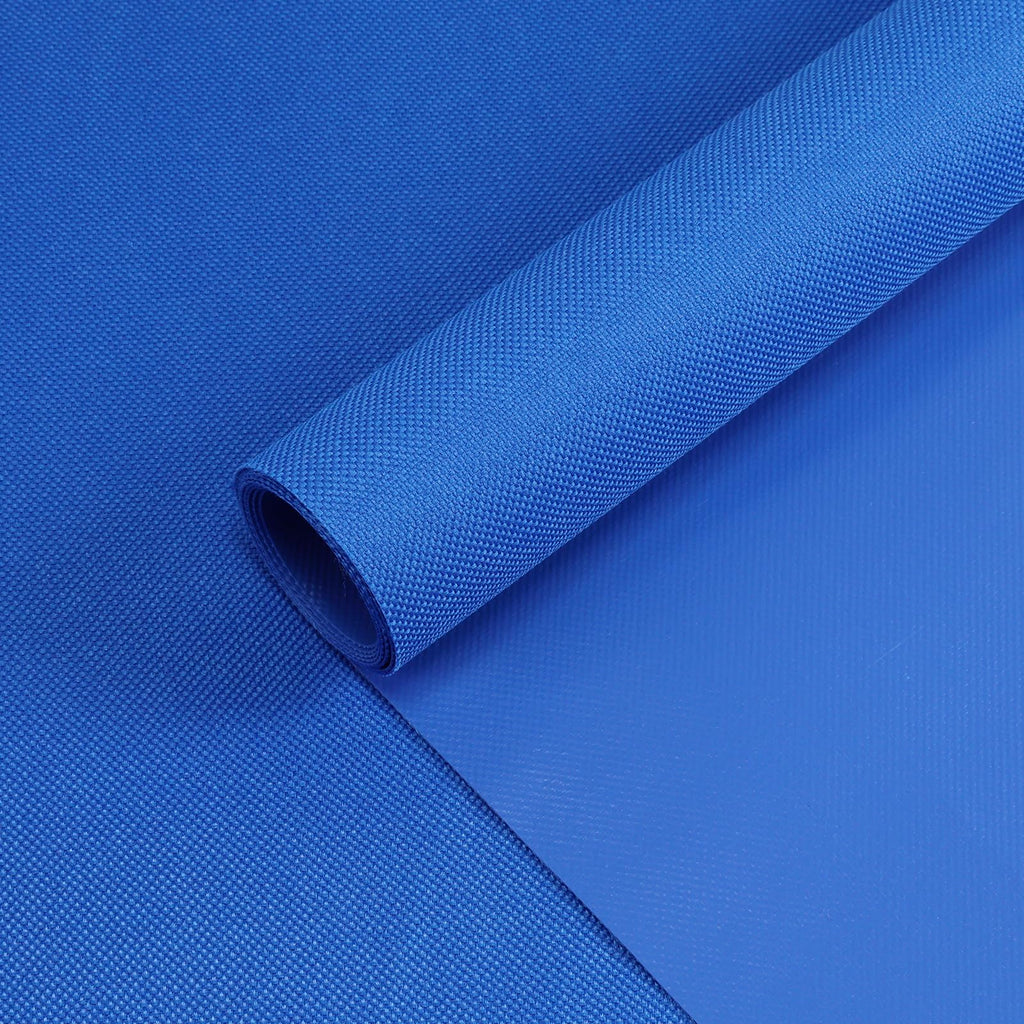 Marine Waterproof Canvas Fabric 600D PVC Backing 60"×720" Blue