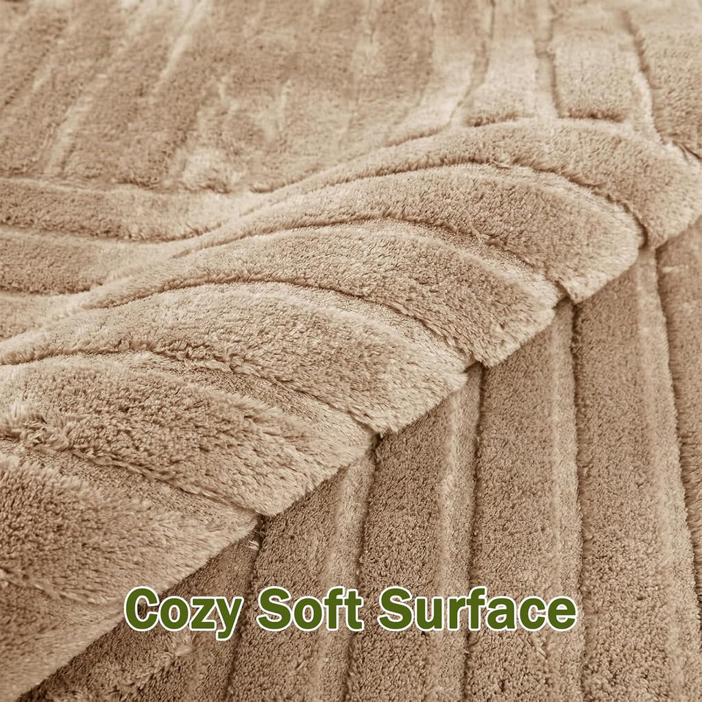 Brown Solid Color Area Rugs, Washable Rugs