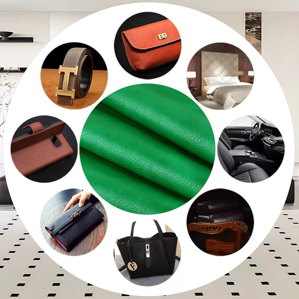 Faux Leather Sheets Fabric, Thick Soft and Durable Synthetic Leather is Perfect for Renovating Furniture and DIY