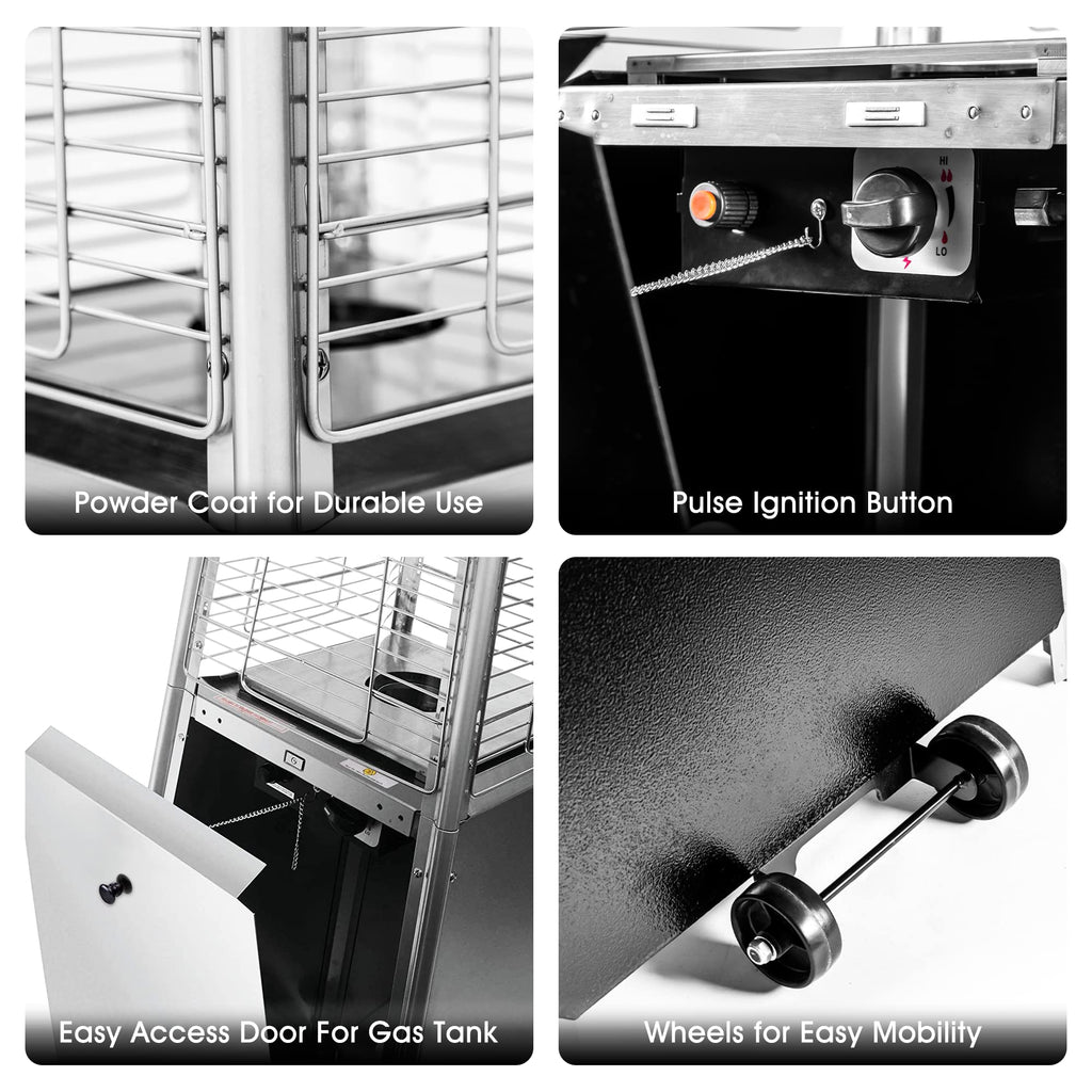 Quartz Glass Tube Patio Heater, Outdoor Heater