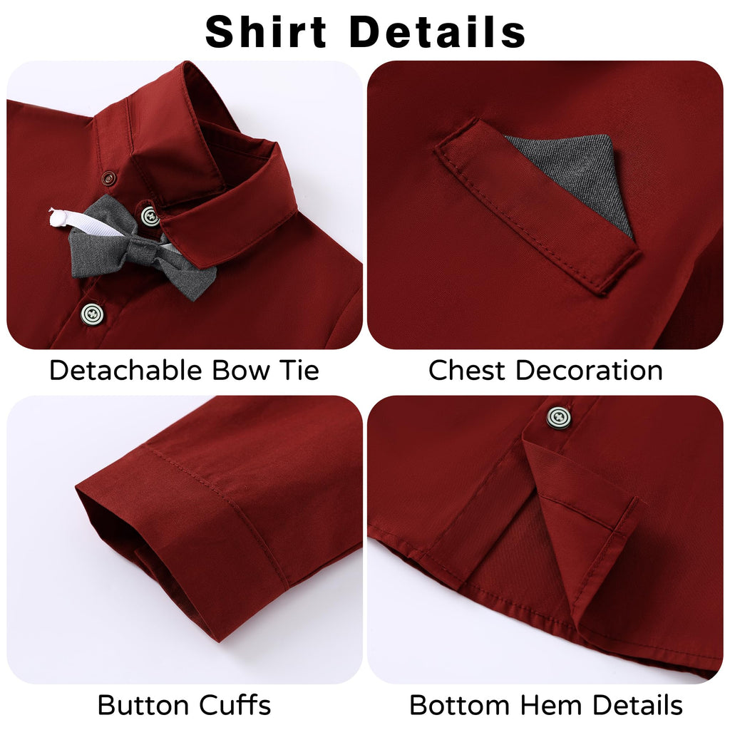 Toddler Boy Dress Clothes Suit Boys Wedding Formal Outfits