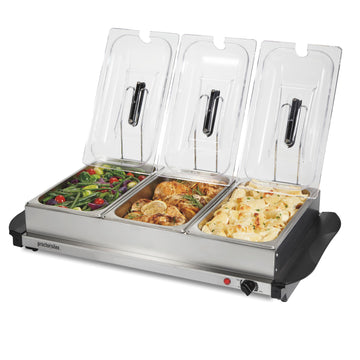 Electric Buffet Server & Food Warmer With Lids