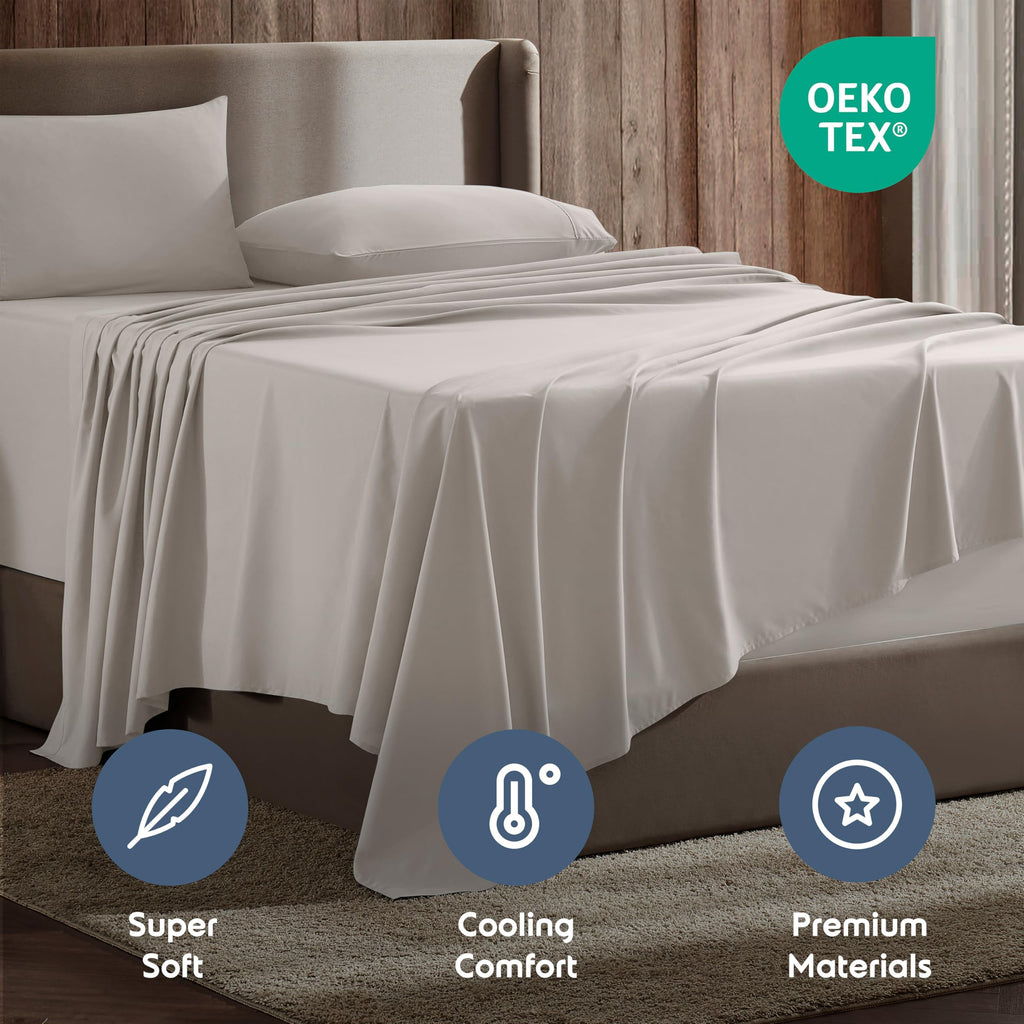 Sheet Set - Bed Sheets - Linen - 4-Piece Deep Pocket