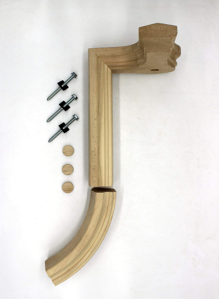 Paint Grade 7786, Right Hand Gooseneck 2 Rise with Cap, 6701 Series Fitting