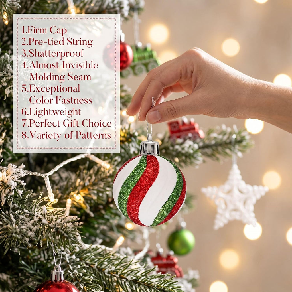 100ct Christmas Ornaments Tree Decorations Set