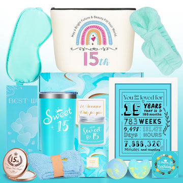 15 Year Old Girl Gift ideas | Sweet 15 Birthday Gifts Box for Girl | Best Gifts Set for Girls Age 15 Only | Exclusive