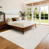 Area Rugs for Living Room 9x12, Machine Washable Non Slip Neutral Boho Modern Rug, Soft Fluffy Carpe