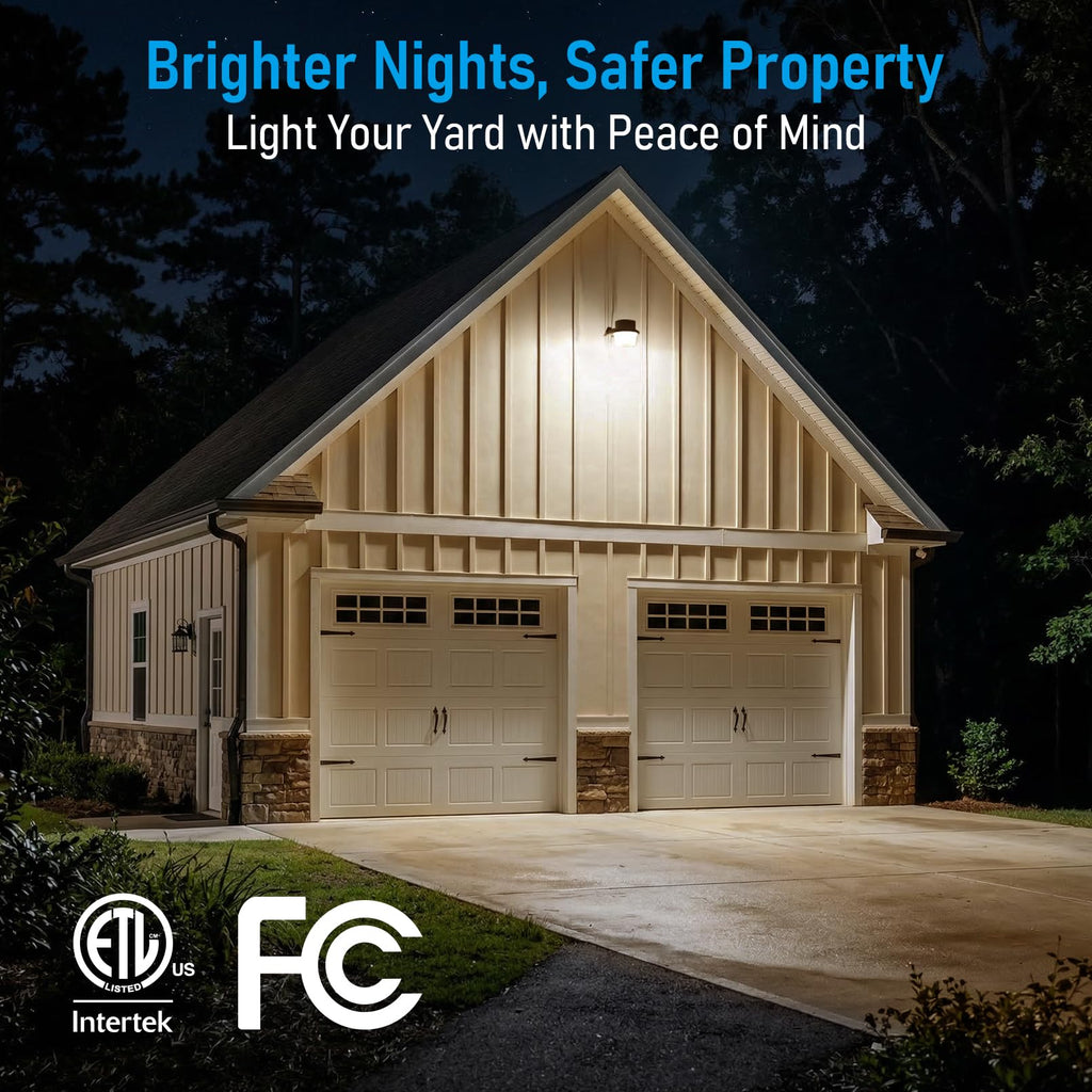 LED Barn Light Dusk to Dawn Area Lights Aluminum 3000K Bronze