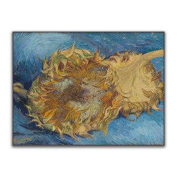 Vincent Van Gogh Canvas Wall Art - Two Cut Sunflowers Poster - Flower Decoration Poster - Classic Impressionist