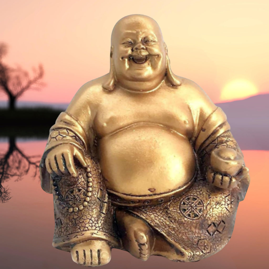 Laughing Buddha Statue Zen Decor 21770