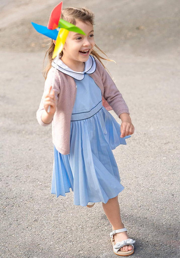 Toddler Girls Sandals Wedding Flower Girl Dress Shoes Open Toe Flats