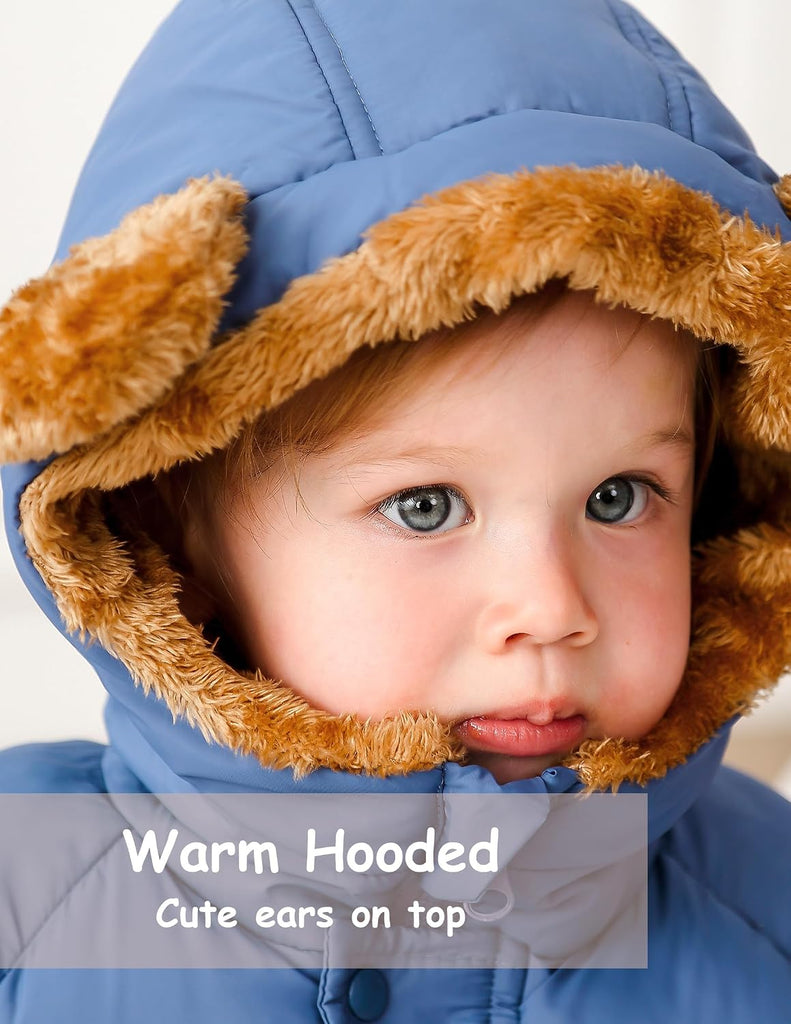 Baby Coat - Winter Clothes Toddler Boy Girl Jacket with Hood