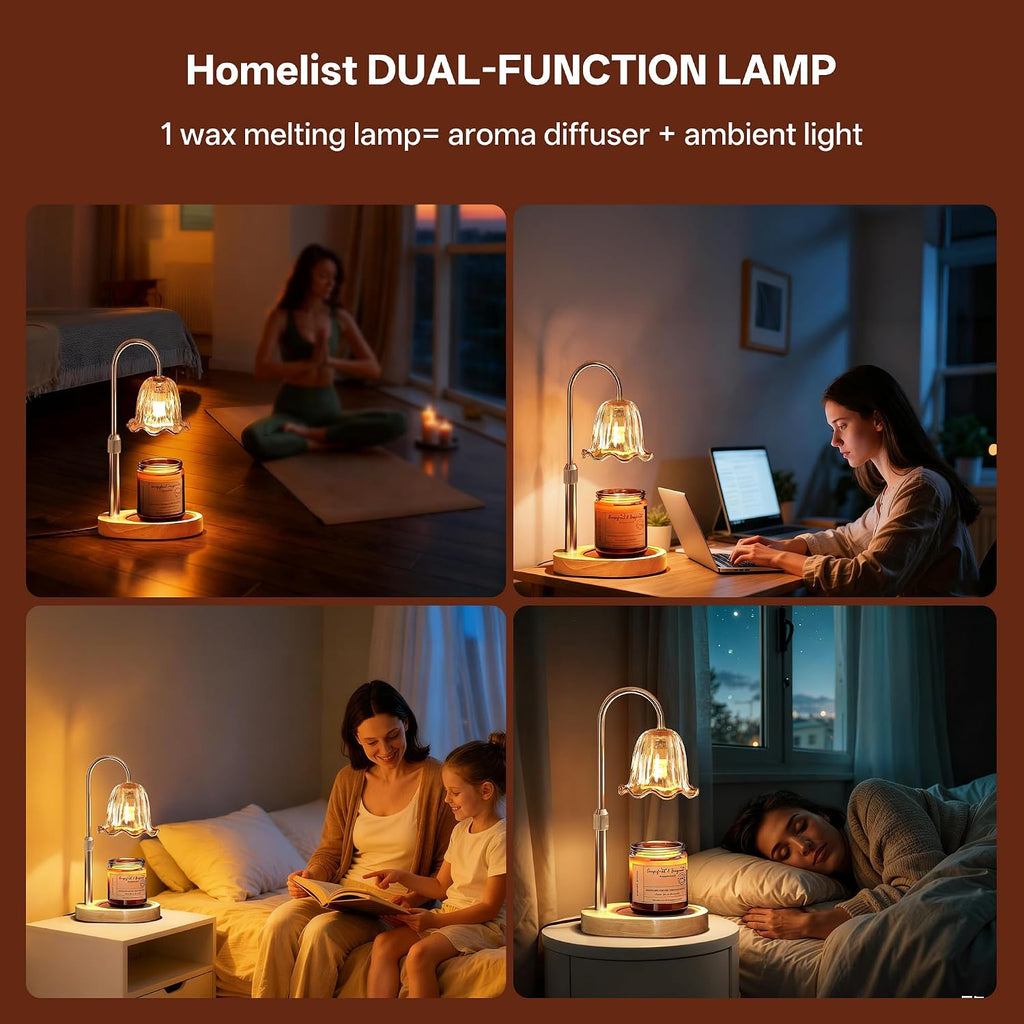 Candle Warmer with Timer Dimmable with Charming Gift Box