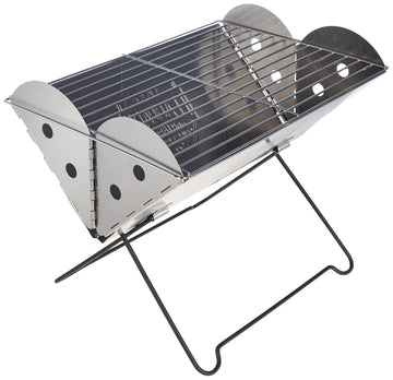 Flatpack Stainless Steel Portable Grill and Portable Fire Pit