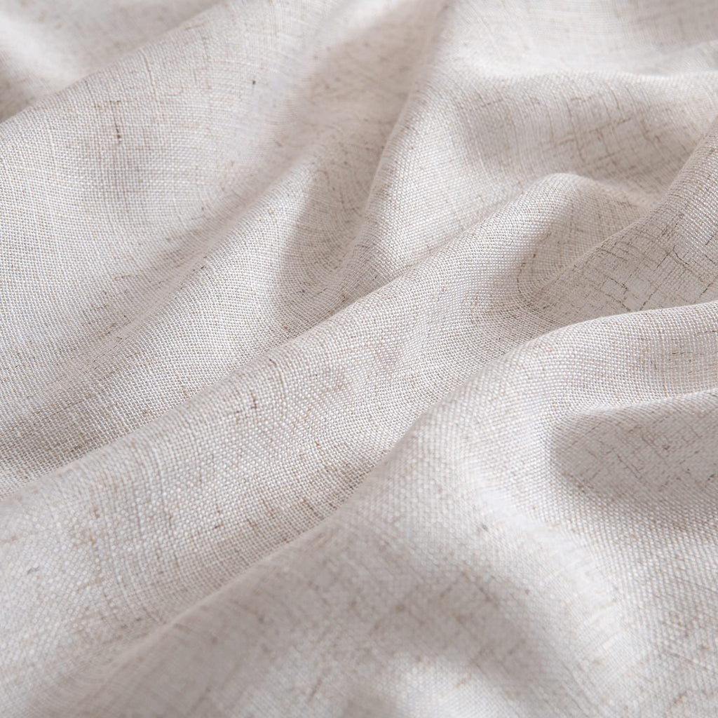Natural White Linen Curtains 52x108 Inch Living Room