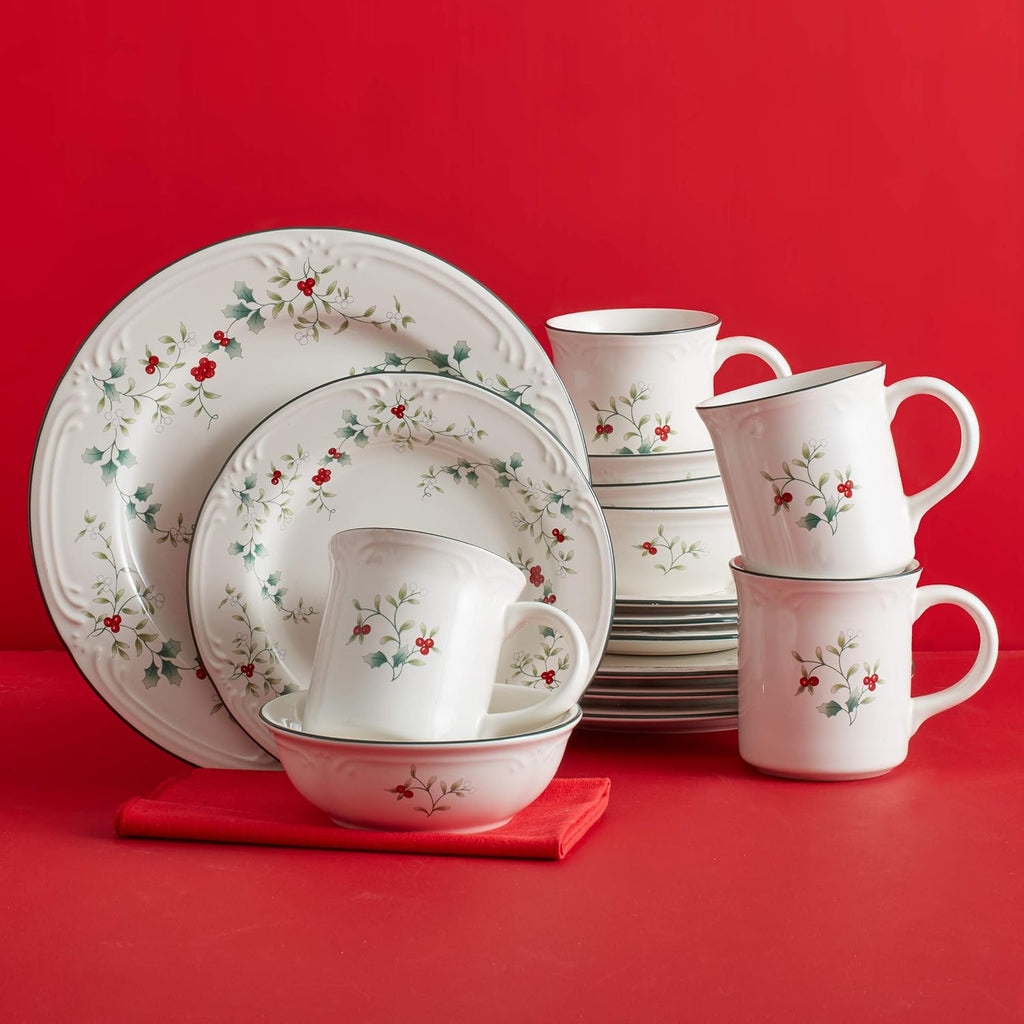 Winterberry Piece Dinnerware Set, Service for 4
