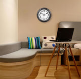 45MinST 12 Inches Retro Wall Clock, Silent Non Ticking Battery Operated Movement, Decor for Home/Wall Decor