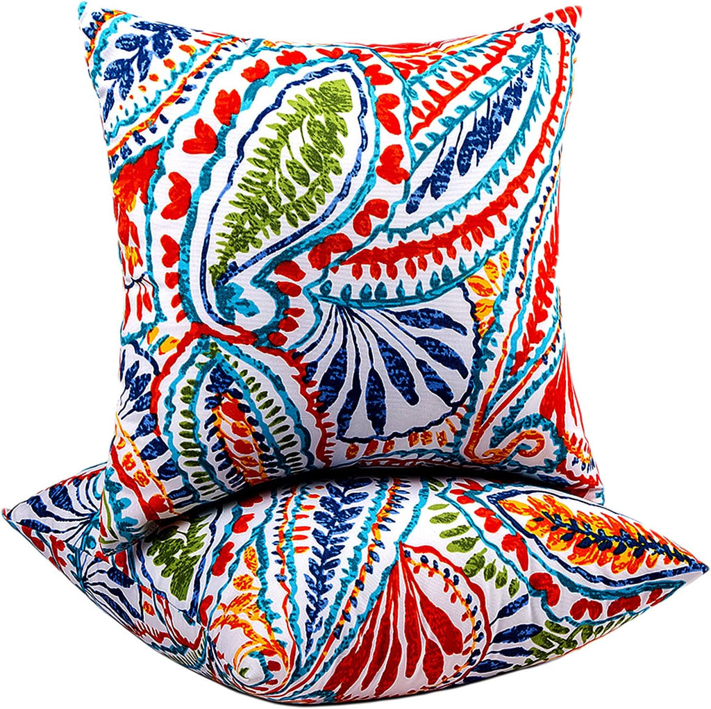 Outdoor Throw Pillows Decorative Outdoor Accent Pillows with Insert | Outdoor Throw Pillows Patio Pillows with