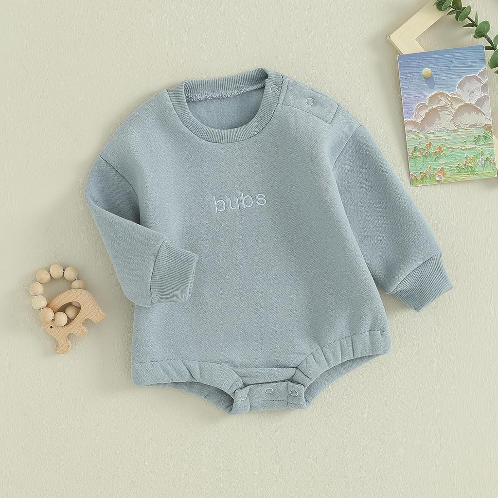 Newborn Infant Baby Boy Oversized Romper Sweater Bodysuits Coming Home Outfit Neutral Clothes