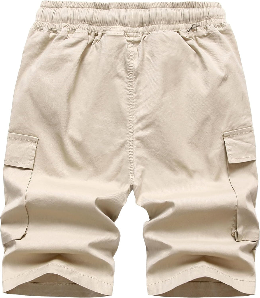 Boys Camo Cargo Shorts, Military Style Pull On Short