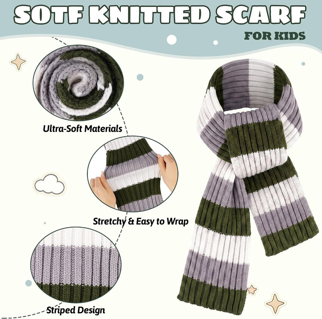 Toddler Kids Winter Hats Scarf Gloves Set Gifts for Boys