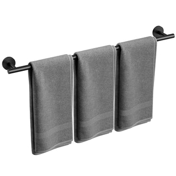 Matte Black Towel Bar, 30 Inch Bathroom Towel Rack, Modern Bathroom Decor