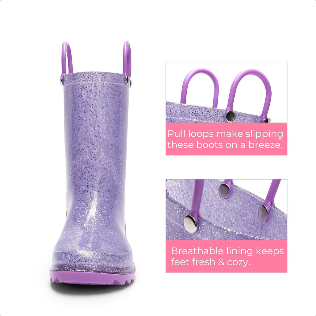 Glitter Rain Boots