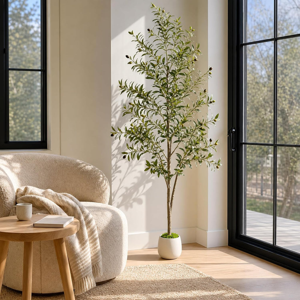 6FT Faux Olive Tree, Lifelike