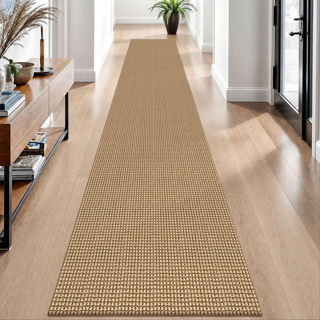 Woven Runner Rug 2x12 Ft Washable Runners s Extra Long Cotton Non Slip Rubber Backed Kitchen Runner Braided Indoor