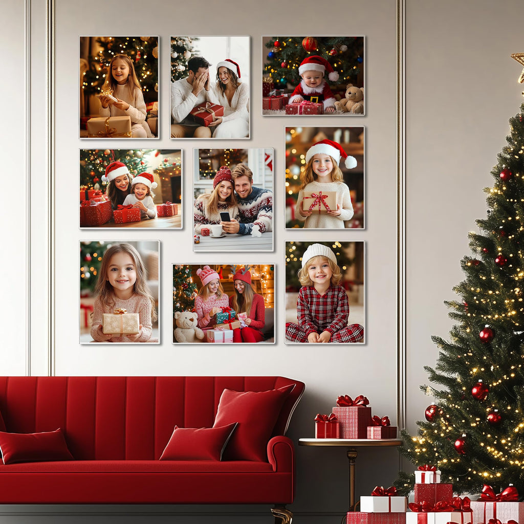 16 x 24 Acrylic Picture Frame, Horizontal/Vertical Clear Photo Frame for Wall with Tape, No Drilling Floating Hanging