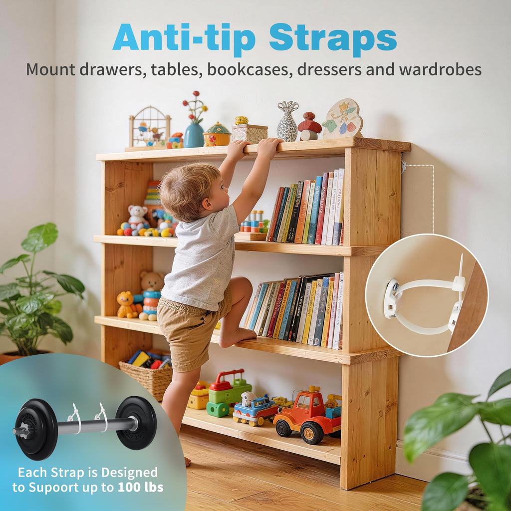 7-in-1 Baby Proofing Kit, Advanced 50pc, All-in-1 Baby Safe Essential