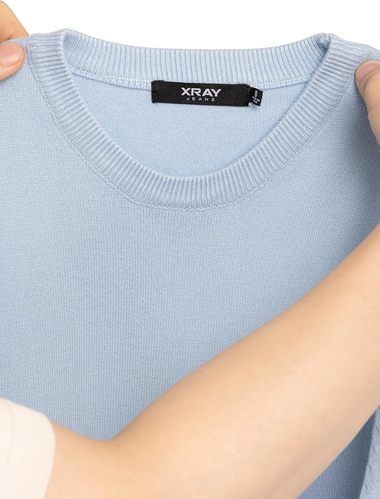 Boys Crewneck Sweater, School Uniform Big Boys' & Little Kids Youth Crew Neck Long Sleeve Pullover