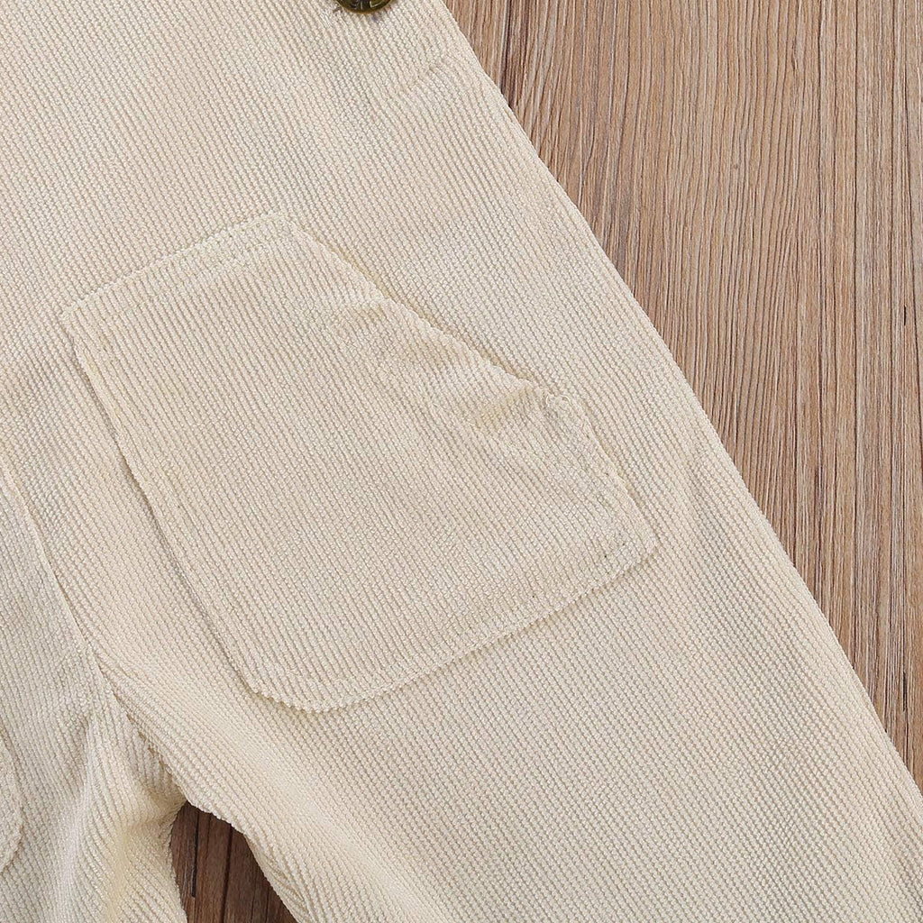 Toddler Kids Baby Boy Girl Bib Overalls Suspender Pants Solid Straps Trousers Halter Romper Jumpsuit Bottom Outfit